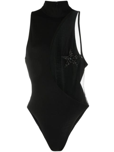 Kiko Kostadinov star-detail cut-out bodysuit