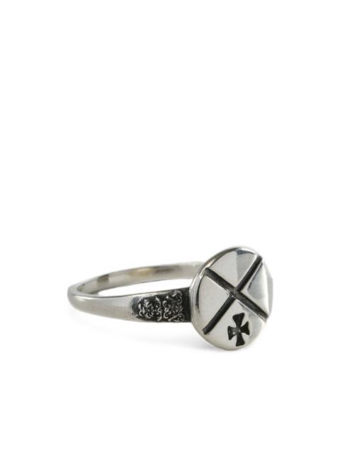 Enfants Riches Déprimés engraved-motif signet ring
