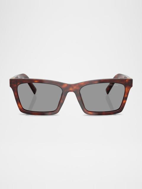 Miu Miu MUA05S Rectangular Acetate Sunglasses