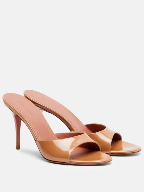 Amina Muaddi Elodie 90 patent leather mules