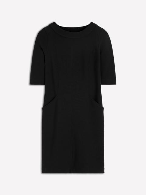 BODEN Nessa Ottoman Shift Dress-Black