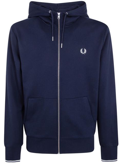 Fred Perry 'Fred Perry' Hooded Zip Through Sweatshirt