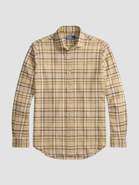 Polo Ralph Lauren Men's Classic-Fit Plaid Flannel Shirt - Brown Multi