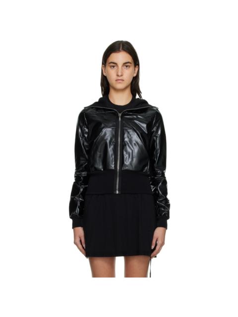 Rick Owens DRKSHDW Black Coated Hoodie