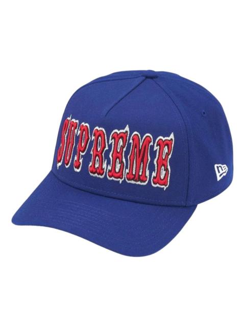 Supreme Supreme x New Era SS26 Gothic Outline Adjustable Cap 'Blue' SUP-SS26-1050-BLU