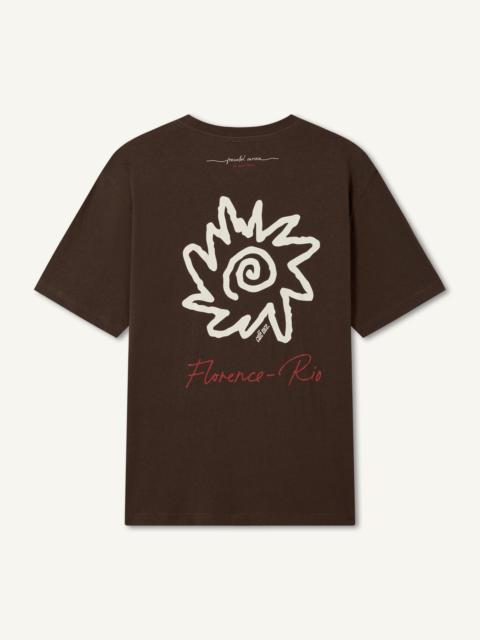 FRESCOBOL CARIOCA LA MARZOCCO DINIS COTTON-LINEN T-SHIRT