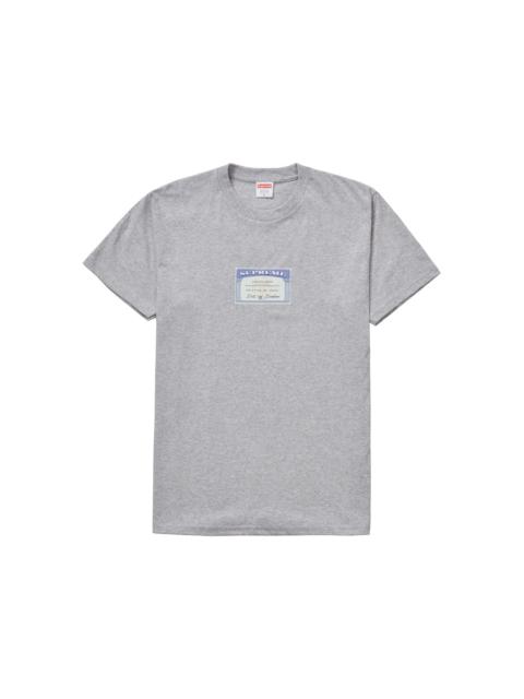 Supreme Supreme Social Tee Heather Grey