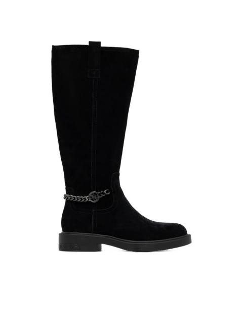 GUESS USA Fyonal suede chain-detail boots