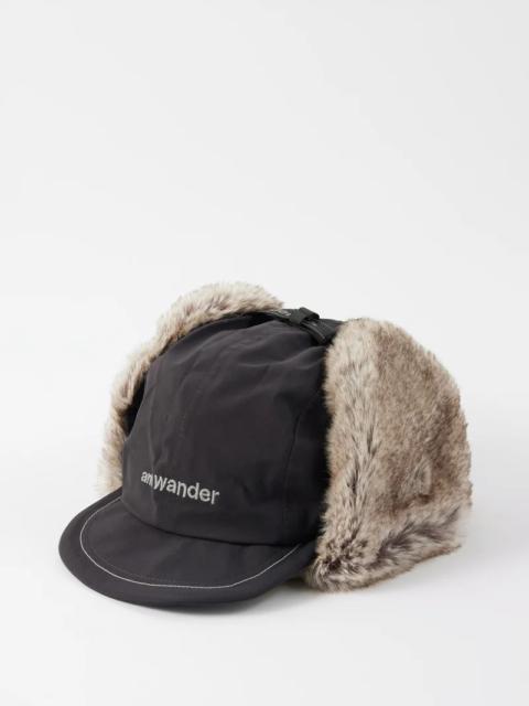 and Wander Cordura 3L fur-trim nylon cap