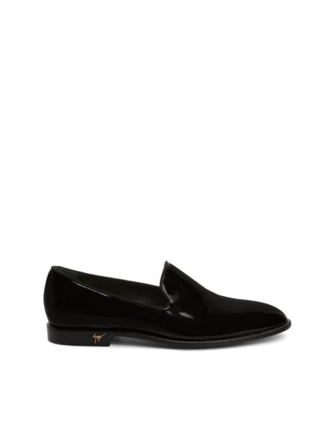 Gatien patent-finish loafers