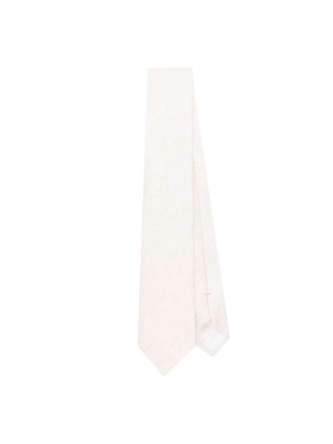 EMPORIO ARMANI embroidered satin tie