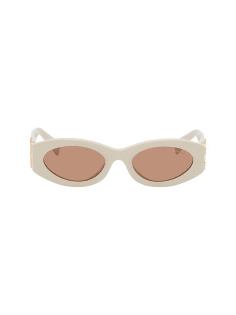 Miu Miu Off-White Miu Glimpse Sunglasses