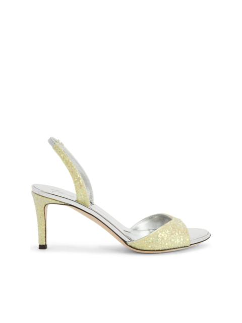 Lilibeth 70mm glitter sandals