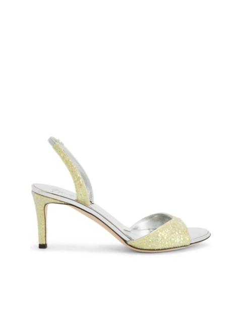 Giuseppe Zanotti Lilibeth 70mm glitter sandals