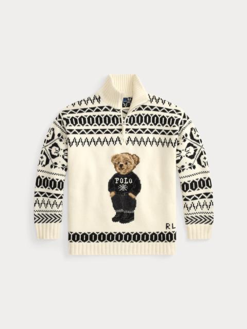 Polo Ralph Lauren Ski Polo Bear Wool-Cashmere Quarter-Zip