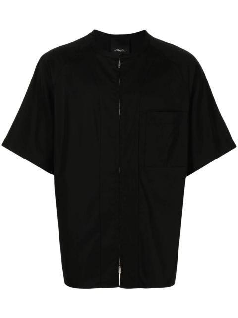 3.1 Phillip Lim zipped baseball shirt