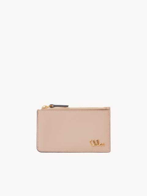 Chloé SMALL CHLOÉ ICONIC PURSE WITH CARD SLOTS IN GRAINED LEATHER