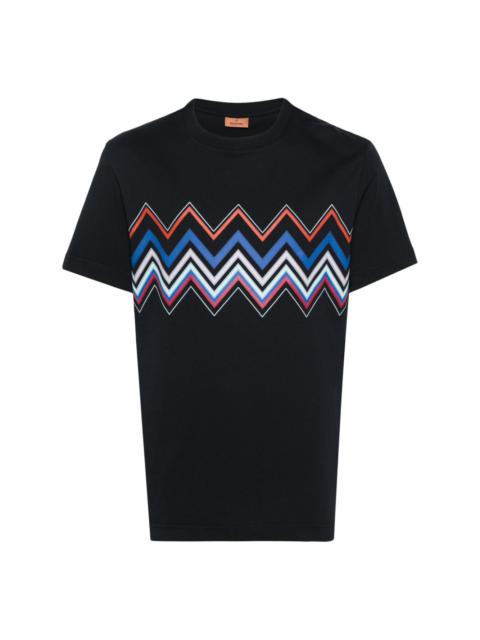 Missoni zigzag-print cotton T-shirt