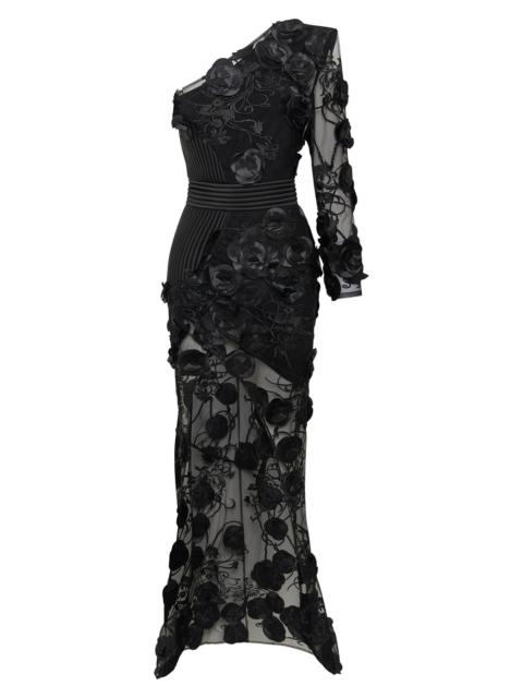 ZHIVAGO Women's I Found Love One-Shoulder Gown - Black