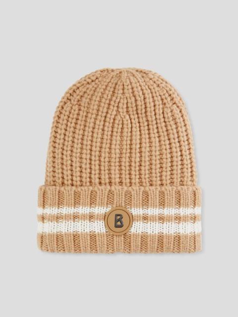 BOGNER Bento Hat in cashmere in Camel