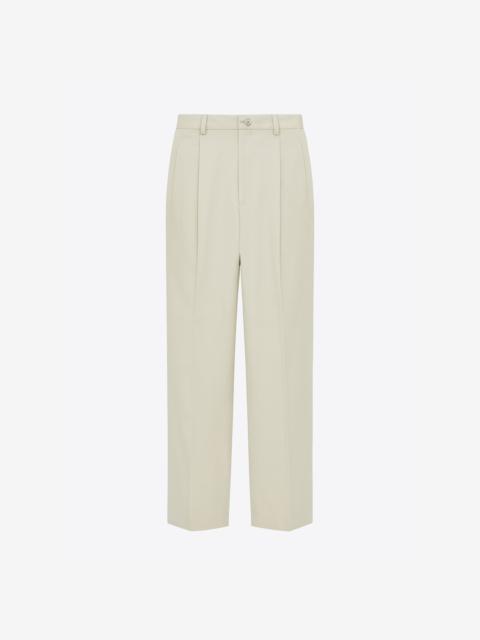 The Frankie Shop Norstrand Cotton Chino Trousers - Light Beige