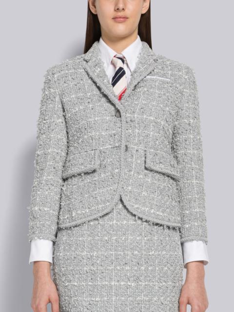 Thom Browne Windowpane Eyelash Tweed High Armhole Sport Coat