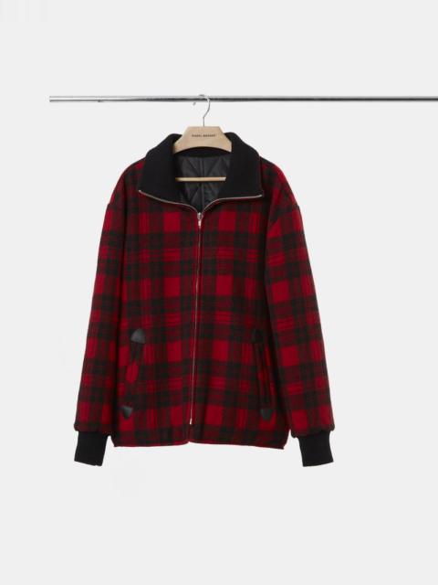 Isabel Marant GEENO plaid coat