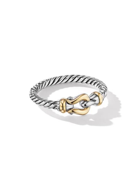 DAVID YURMAN Women's Petite Buckle Ring in Sterling Silver - Silver