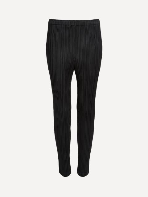 THICKER Slim Fit Pleated Trousers 2