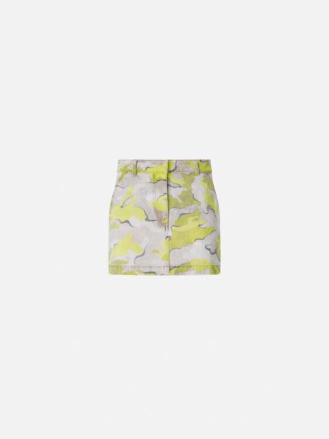 PINKO CAMOUFLAGE MINI SKIRT