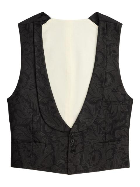 Ralph Lauren paisley-jacquard waistcoat