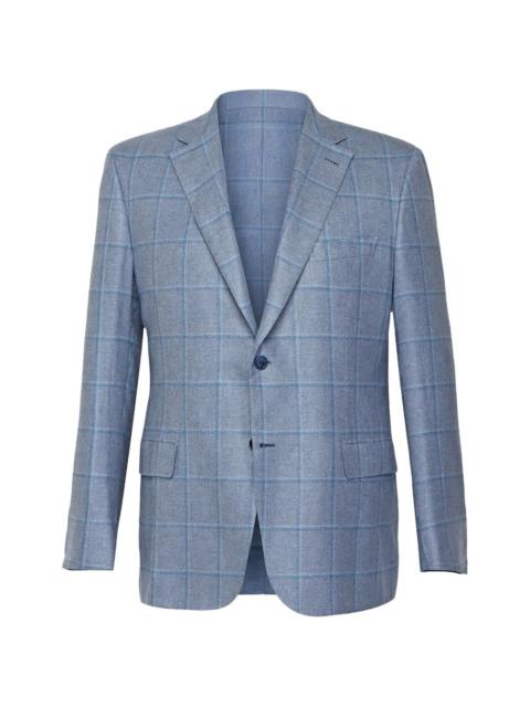 Brioni check-pattern blazer