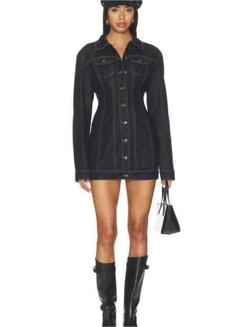 LIONESS Rider Denim Mini Dress