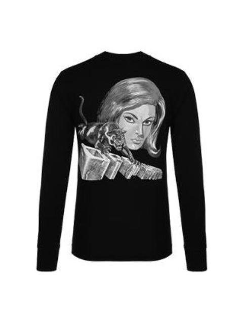 Off-White Men's Off-White 3d Pattern Pullover Black OMAB021R191850041088