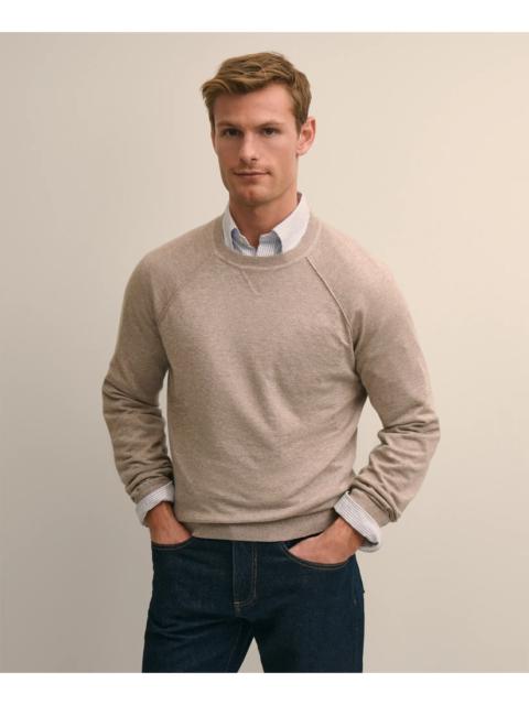 Brooks Brothers Linen-Cotton-Cashmere Sweatshirt Sweater