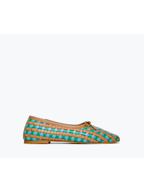 FRĒDA SALVADOR JADA SQUARE TOE BALLET FLAT