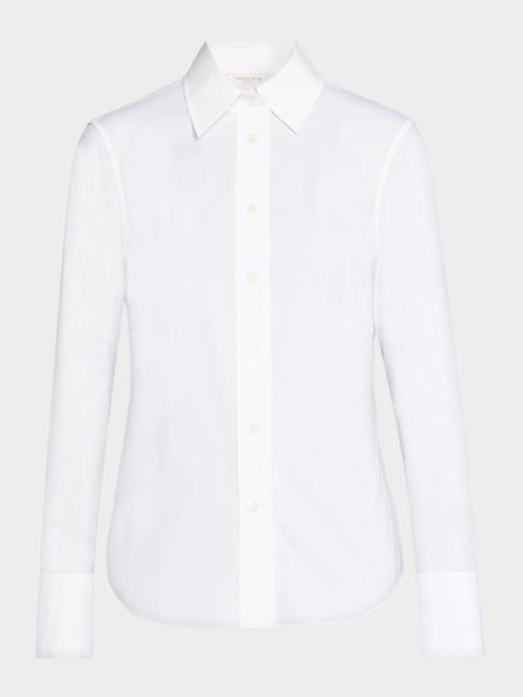 Lafayette 148 New York Slim-Fit Stretch Cotton Shirt