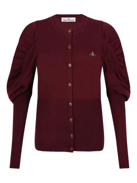 Vivienne Westwood ruched buttoned cardigan