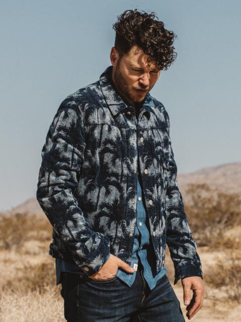HIROSHI KATO The Blade Printed Corduroy - Dark Indigo