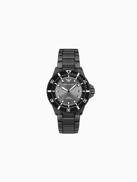 EMPORIO ARMANI EMPORIO ARMANI WORLD EXPLORER SOLAR THREE HAND WATCH