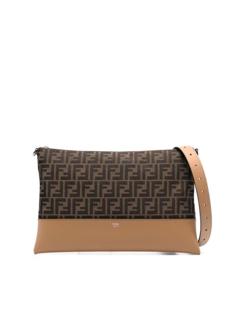 FF-jacquard shoulder bag