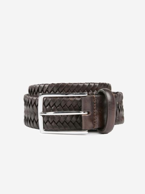 SLOWEAR Braided leather belt