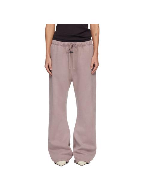 ESSENTIALS Purple Signature Classic Fit Flare Sweatpants