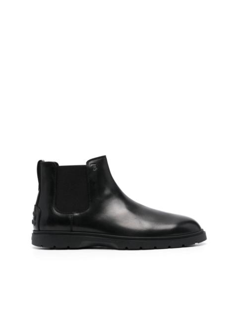 Tod's Tronchetto slip-on leather boots