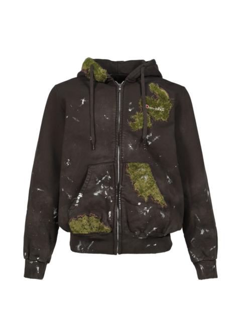 doublet zip-up hoodie