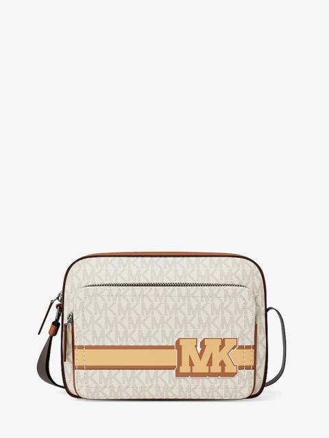 MICHAEL KORS Cooper Embellished Signature Logo Flight Bag
