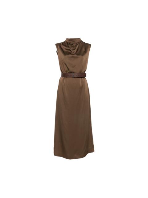 Brunello Cucinelli Belted midi dress
