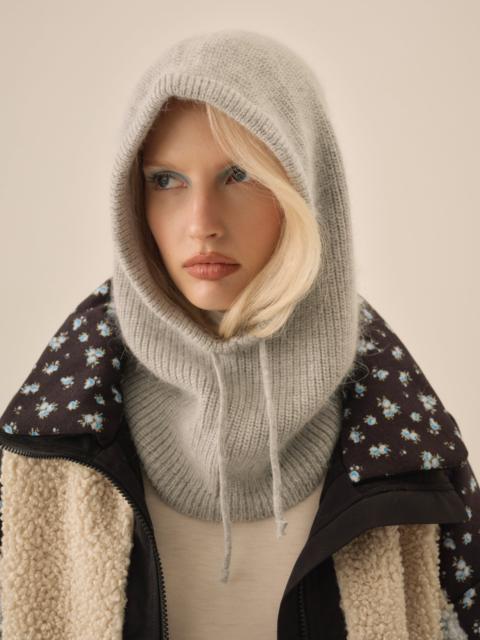 For Love & Lemons Fuzzy Knit Balaclava