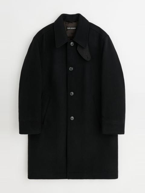 OUR LEGACY DULUTH JACKET CLASSIC BLACK STAMPED WOOL | TODAY