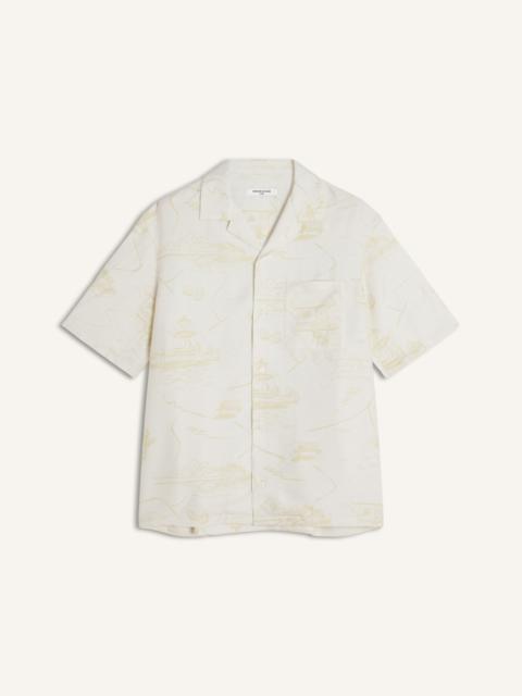 Maison Kitsuné PARISIAN MAP RESORT SHIRT